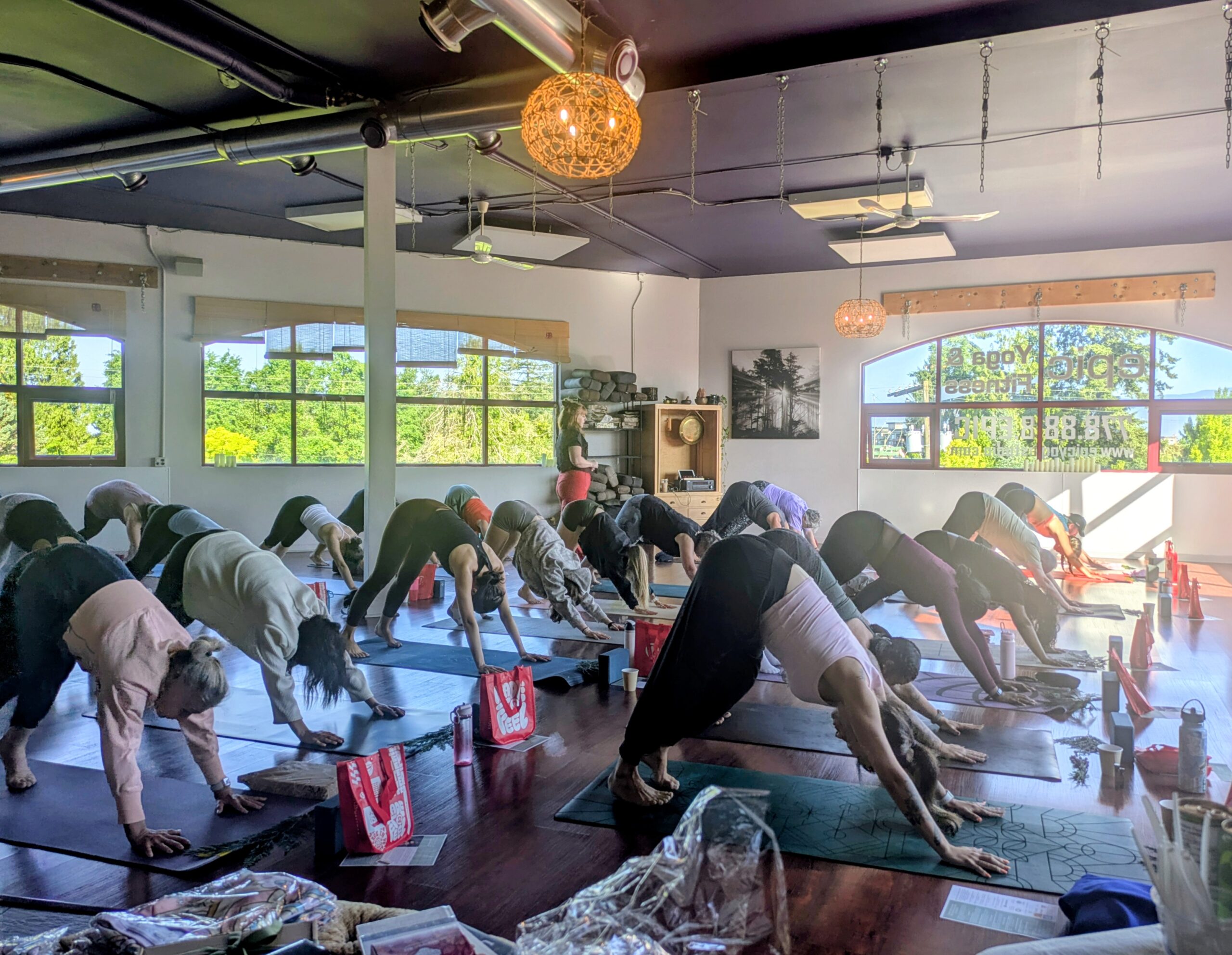 community yoga event