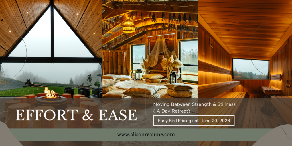 Effort & Ease Yoga Retreat | Sauna, Cold Plunge & Yoga Nidra